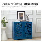 Accent Cabinet with Hollow Carved Door for Entryway Hallway