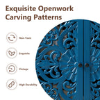 Accent Cabinet with Hollow Carved Door for Entryway Hallway