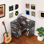 Expandable Record Player Stand